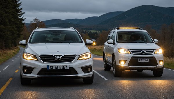 Comparatif des feux de jour : LED, halogène et xénon